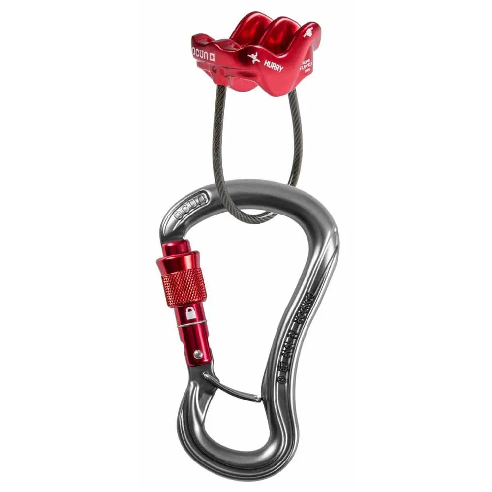 Ocun Belay Set Condor/hurry Säkringsset, Anthracite / red, One Size