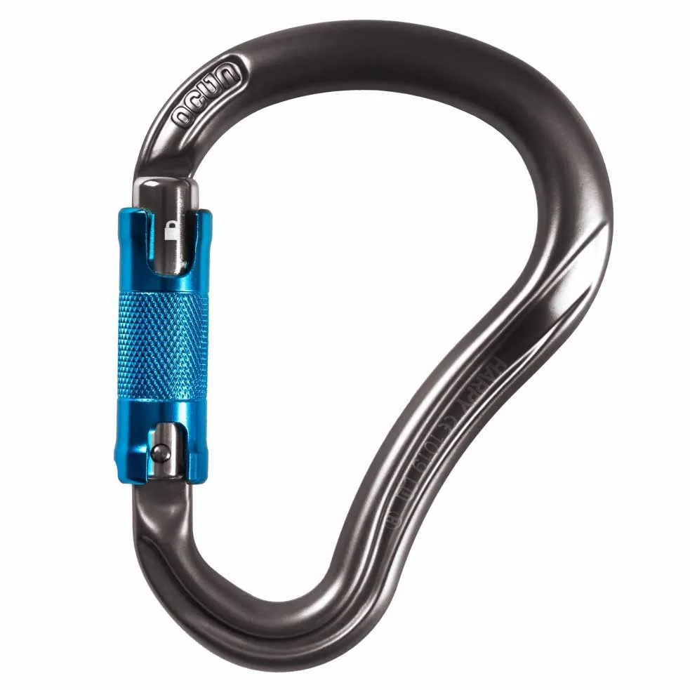 Ocun Harpy Hms Triple Karabinkrok, Anthracite / blue, One Size