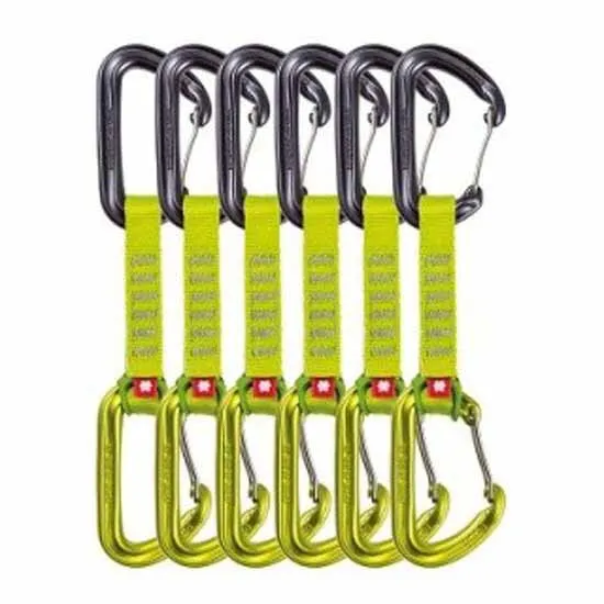 Ocun Hawk Qd Wire Eco-pes 16 Mm 6 Units Quickdraw