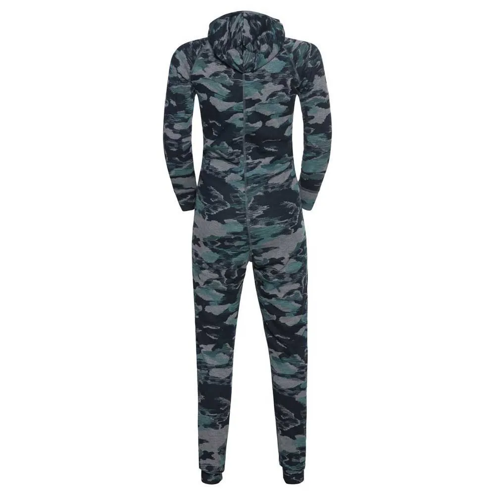 Odlo Active Warm Eco Baslager Set, Steel grey melange / jaded, 24MON Odlo Active Warm Eco Baslager Set, Steel grey melange / jaded, 24MON