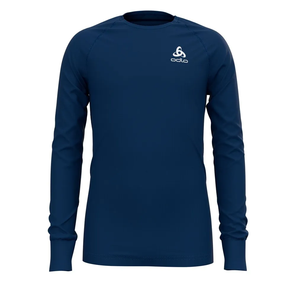 Odlo Active Warm Eco Crew Långärmad Baslager, Estate blue, 12-18MON