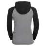 Odlo Active Warm Eco Huvtröja, Black / steel grey melange, 8Y
