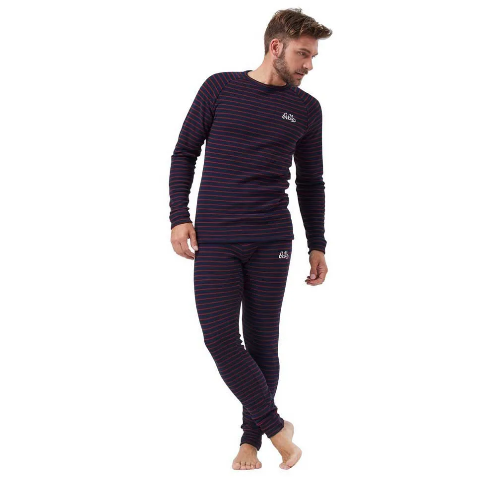 Odlo Active Warm Originals Eco Långärmad Baslager, Dark sapphire / sundried tomato