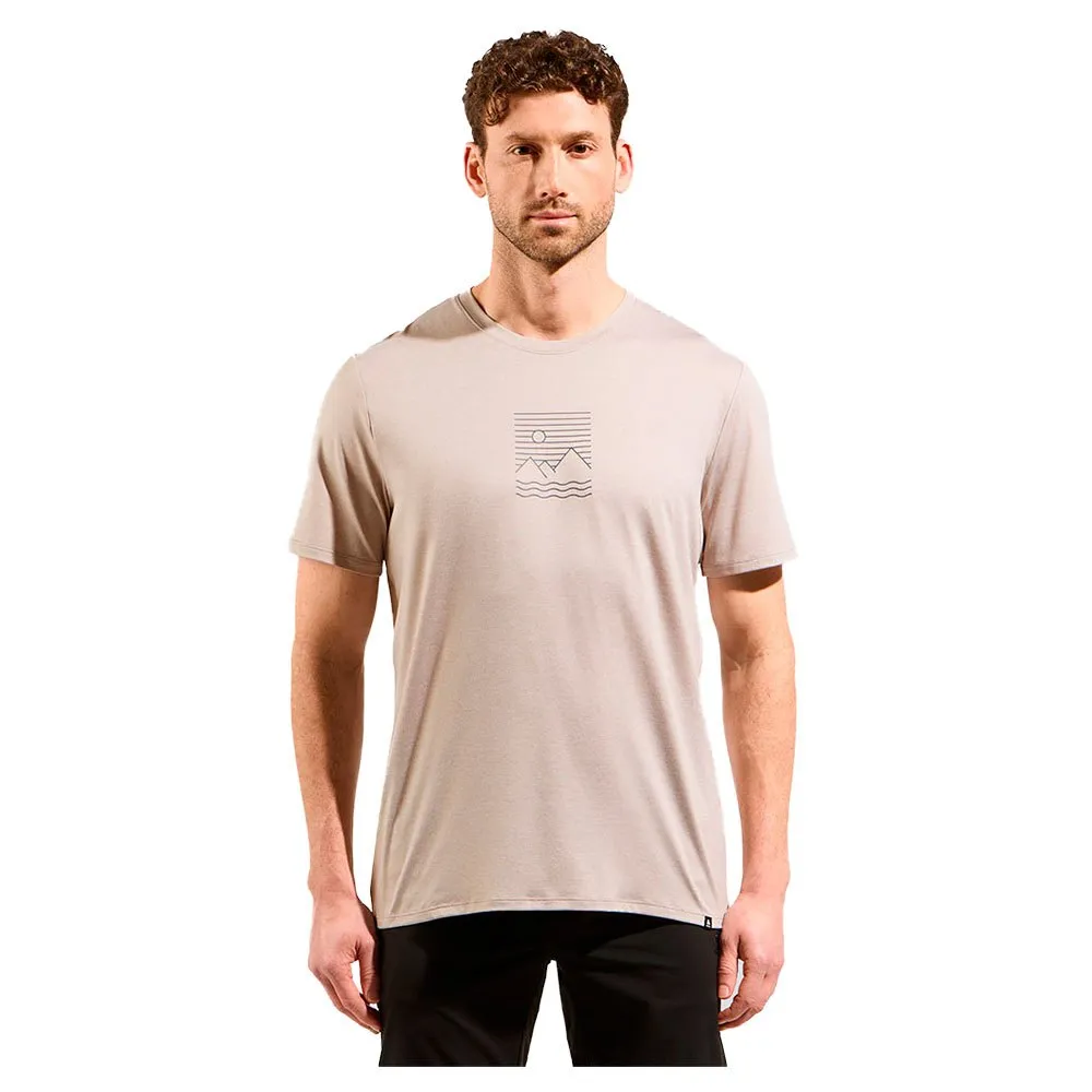 Odlo Ascent Sun Sea Mountains T-shirt Med Korta ärmar Odlo Ascent Sun Sea Mountains T-shirt Med Korta ärmar