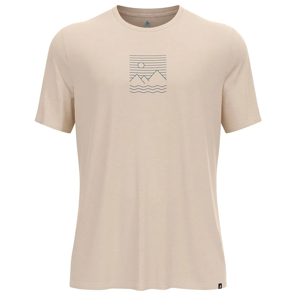 Odlo Ascent Sun Sea Mountains T-shirt Med Korta ärmar Odlo Ascent Sun Sea Mountains T-shirt Med Korta ärmar