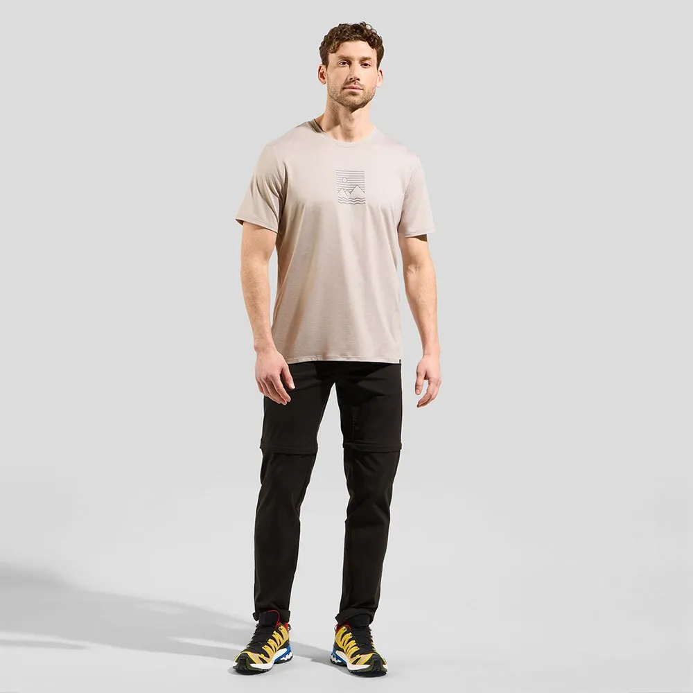 Odlo Ascent Sun Sea Mountains T-shirt Med Korta ärmar Odlo Ascent Sun Sea Mountains T-shirt Med Korta ärmar