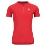 Odlo Axalp Trail S/S 1/2Zip T-Shirt Women, American beauty