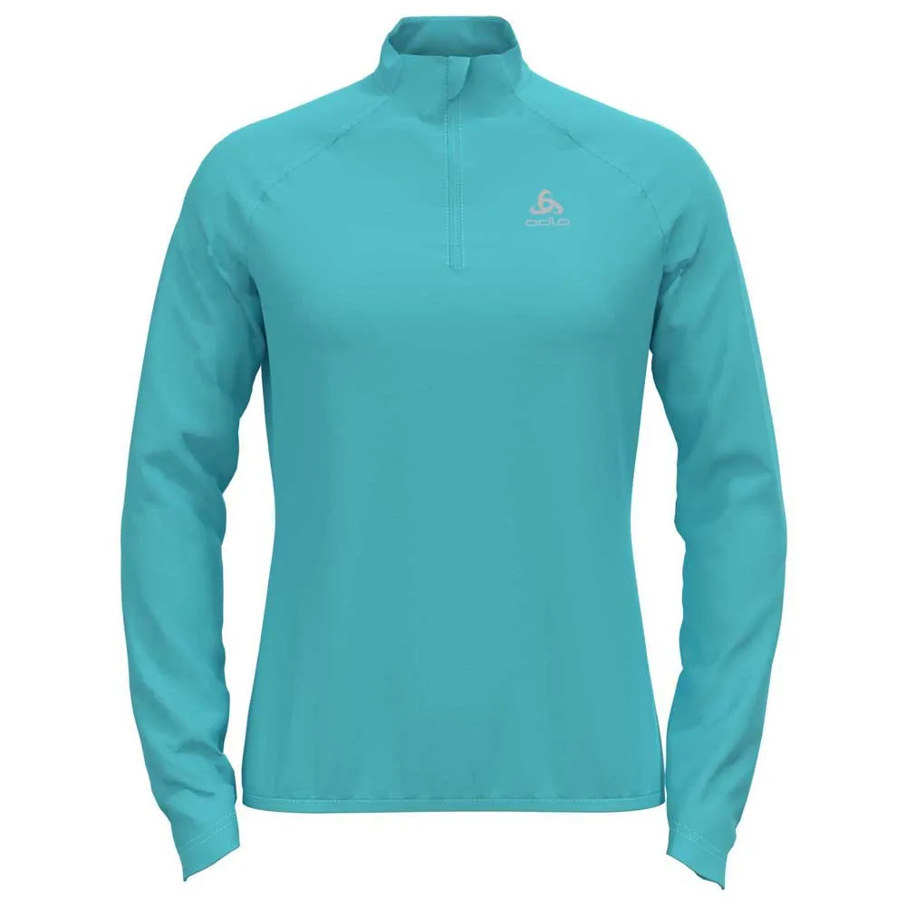 Odlo Berra Light Fleece Med Halv Dragkedja, Blue radiance