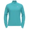 Odlo Berra Light Fleece Med Halv Dragkedja, Blue radiance