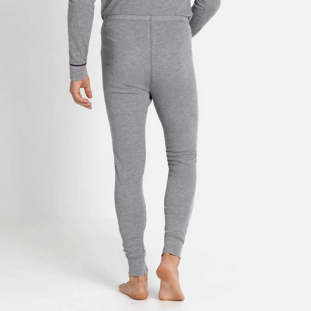 Odlo Bottom Long Active Warm Eco Baslagerbyxor, Grey melange