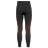 Odlo Bottom Long Performance Warm Eco Baslagerbyxor, Black / orange.com