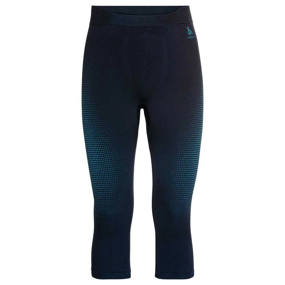 Odlo Bottom Performance Warm Eco Baslagerbyxor, Dark sapphire / stunning blue
