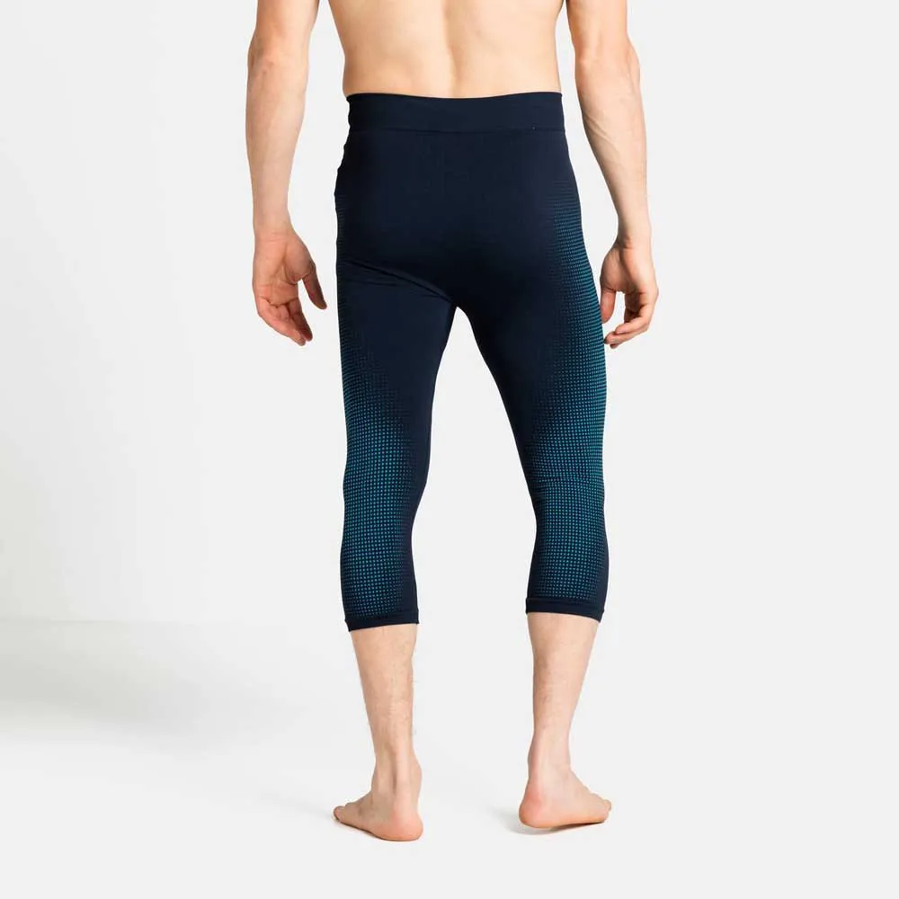 Odlo Bottom Performance Warm Eco Baslagerbyxor, Dark sapphire / stunning blue