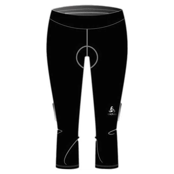 Odlo Breeze 3/4 Cykelbyxor Utan Hängslen, Black Odlo Breeze 3/4 Cykelbyxor Utan Hängslen, Black