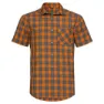 Odlo Chemise Mc Mythen Kortärmad Skjorta, Marmalade / grey melange