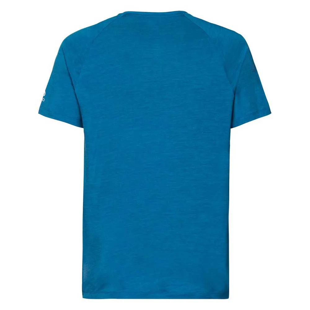 Odlo Concord Bike Print T-shirt Med Korta ärmar, Indigo bunting melange