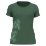 Odlo Concord Leaf Imprime T-shirt Med Korta ärmar, Myrtle melange