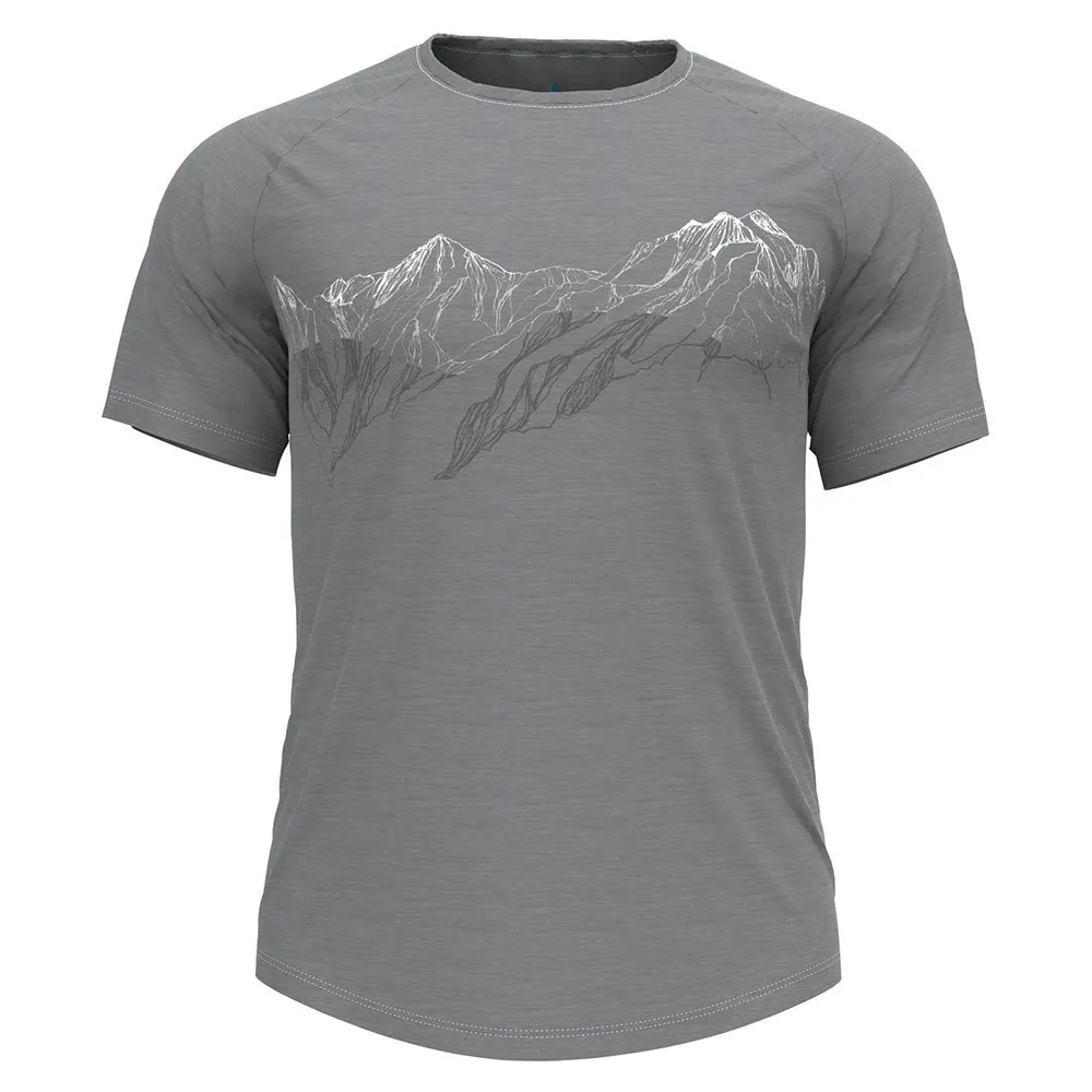 Odlo Concord Summit T-shirt Med Korta ärmar, Grey melange