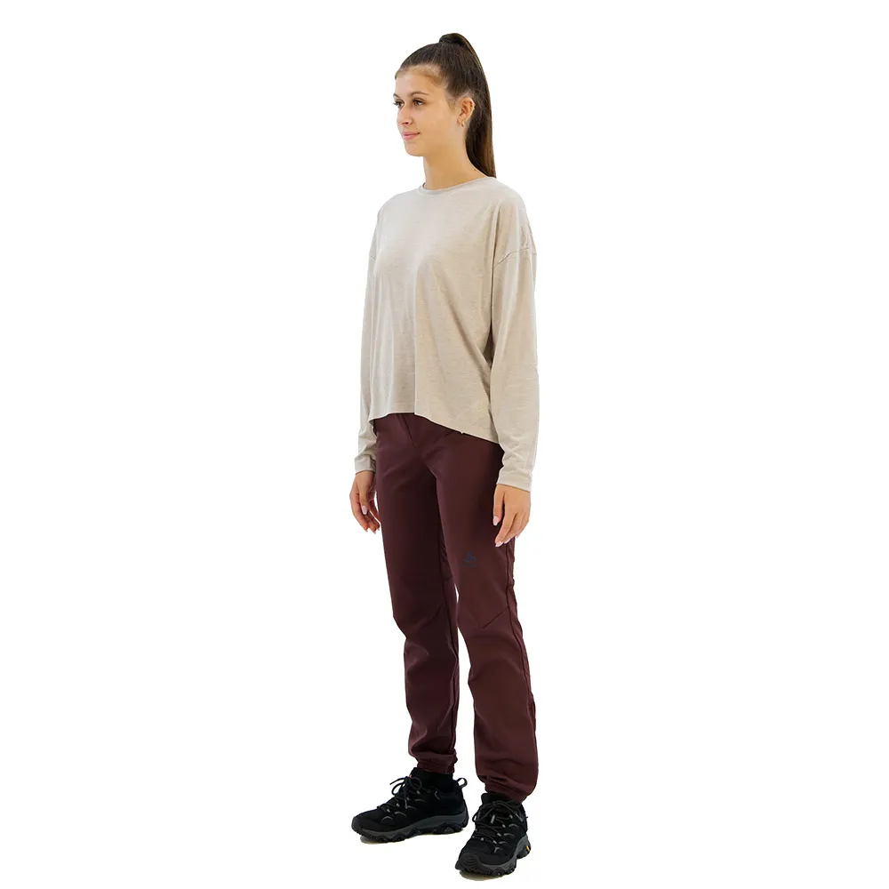 Odlo Crew Active 365 Natural T-shirt Med Lång ärm female Odlo Crew Active 365 Natural T-shirt Med Lång ärm female