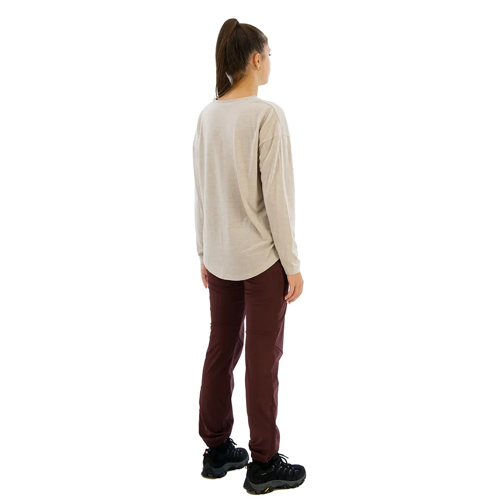 Odlo Crew Active 365 Natural T-shirt Med Lång ärm female Odlo Crew Active 365 Natural T-shirt Med Lång ärm female