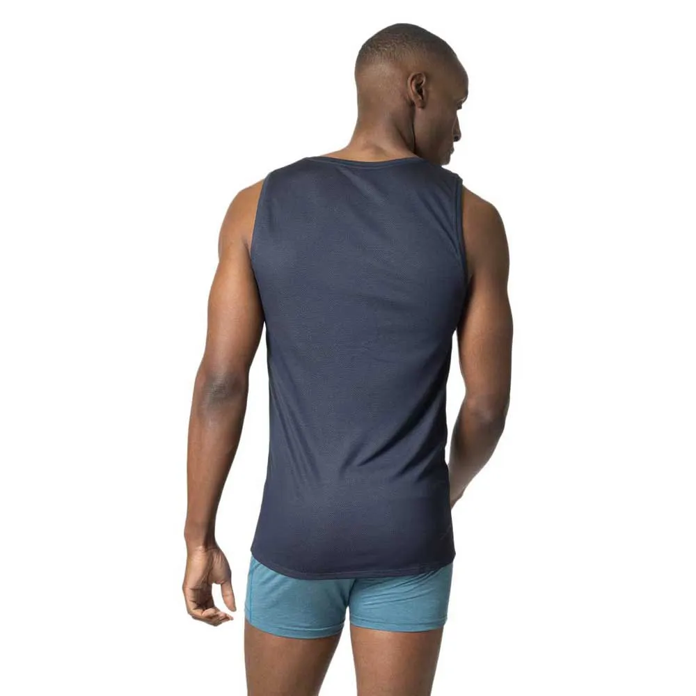 Odlo Crew Active F-dry Light Ärmlös Baslager, Dark sapphire