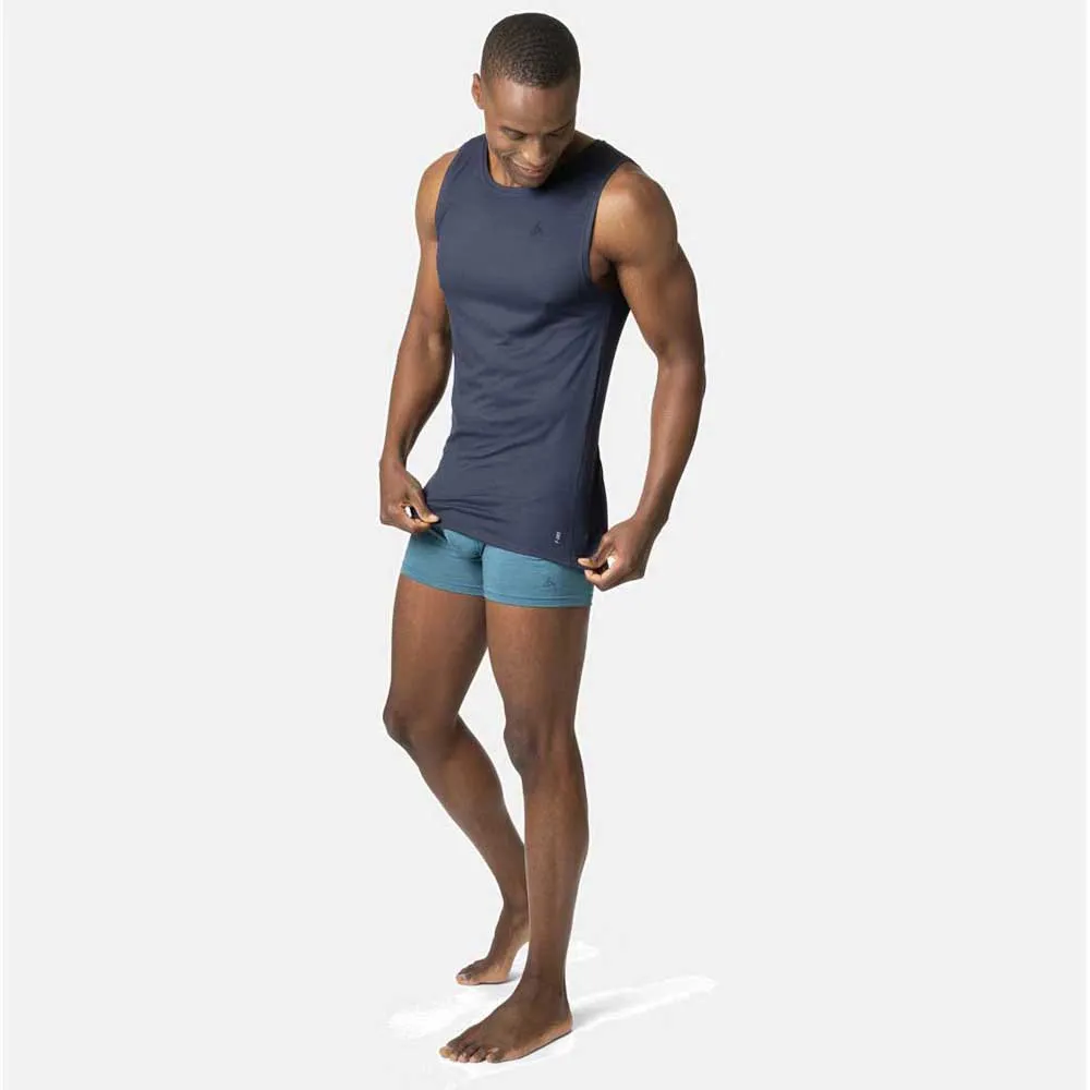Odlo Crew Active F-dry Light Ärmlös Baslager, Dark sapphire