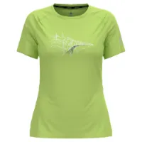 Odlo Crew Essential Print T-shirt Med Korta ärmar female