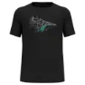 Odlo Crew Essential Print T-shirt Med Korta ärmar male