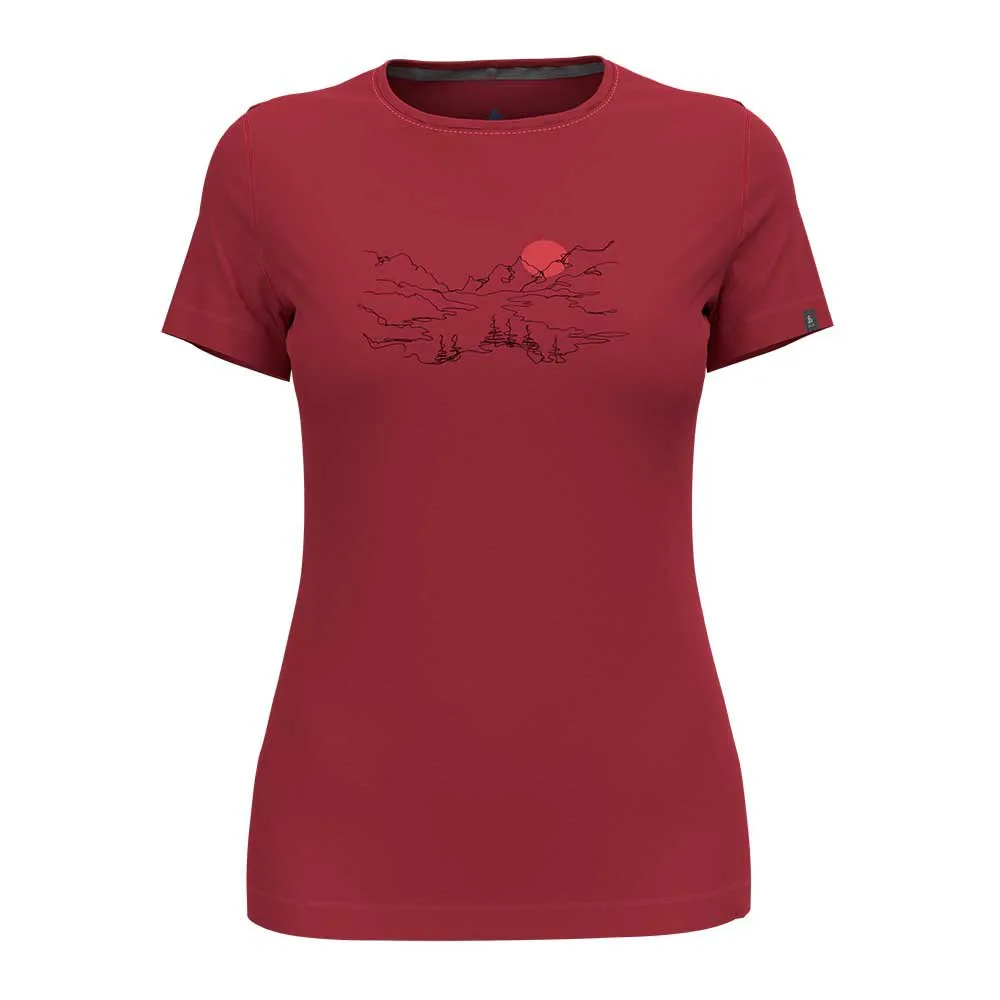 Odlo Crew Kumano Valley T-shirt Med Korta ärmar