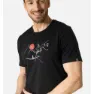Odlo Crew Nikko Landscape T-shirt Med Korta ärmar, Black