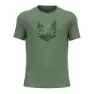 Odlo Crew Nikko Logo T-shirt Med Korta ärmar, Loden frost