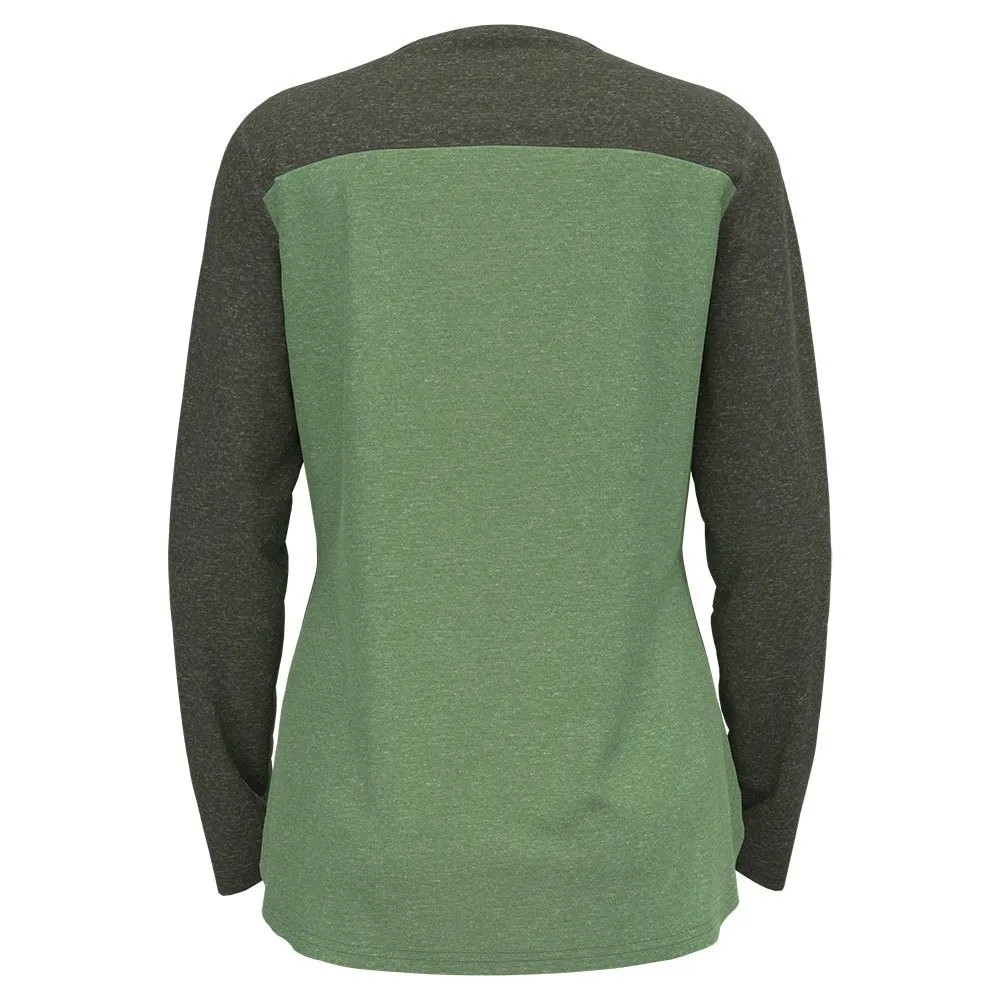 Odlo Crew X-alp Linencool T-shirt Med Lång ärm female, Loden frost melange / deep depths melange