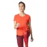 Odlo Crew Zeroweight Chill-tec T-shirt Med Korta ärmar female, Cayenne