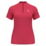 Odlo Essential Trail Zip T-shirt Med Korta ärmar, Paradise pink