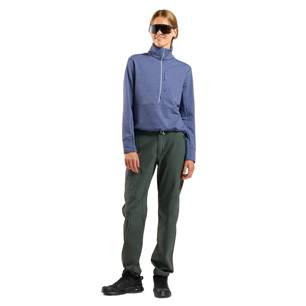 Odlo Grid Fleece Med Halv Dragkedja Kvinna