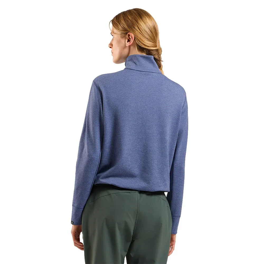 Odlo Grid Fleece Med Halv Dragkedja Kvinna