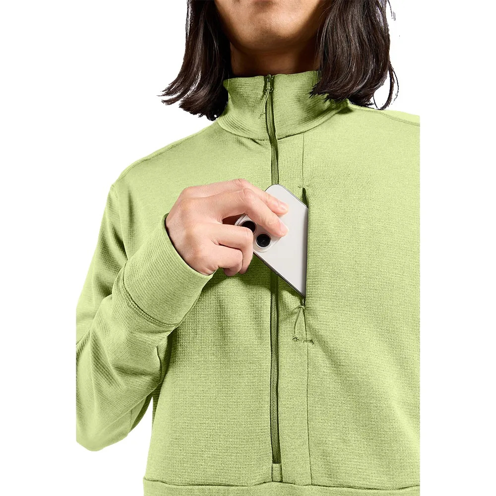 Odlo Grid Fleece Med Halv Dragkedja Man