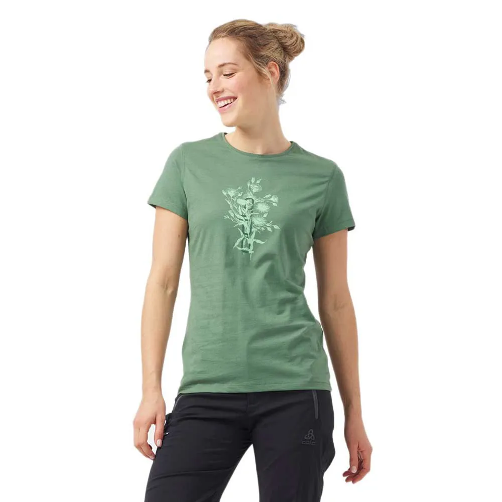 Odlo Kumano Logo Print T-shirt Med Korta ärmar