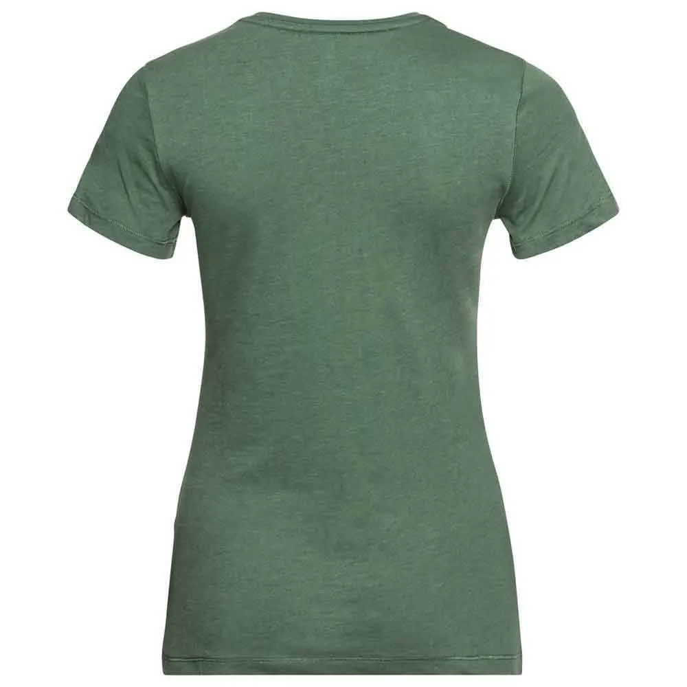 Odlo Kumano Seasonal Print T-shirt Med Korta ärmar, Myrtle