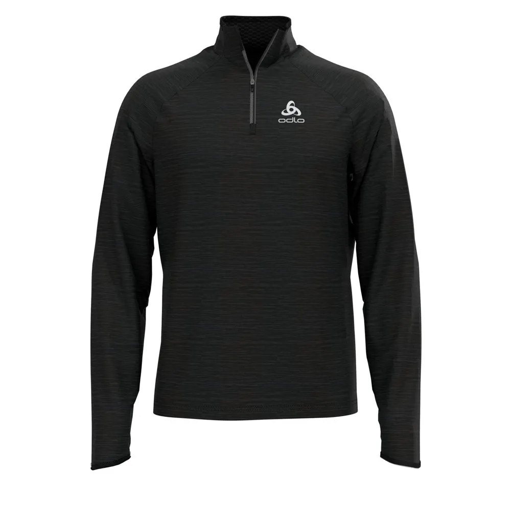 Odlo Men's Midlayer 1/2 Zip Run Easy Warm