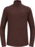 Odlo Men's Midlayer 1/2 Zip Run Easy Warm, Fudge Melange