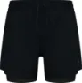 Odlo Men's Zeroweight 2-In-1 Short, Black