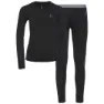 Odlo Merino Warm Långärmad Baslager, Black / black