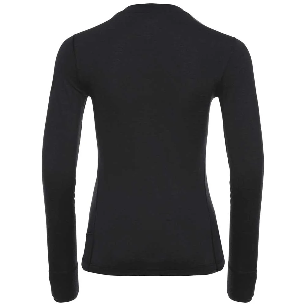 Odlo Merino Warm Långärmad Baslager, Black / black Odlo Merino Warm Långärmad Baslager, Black / black