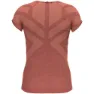 Odlo Natural Kinship X-light Kortärmad Baslager, Burnt sienna melange