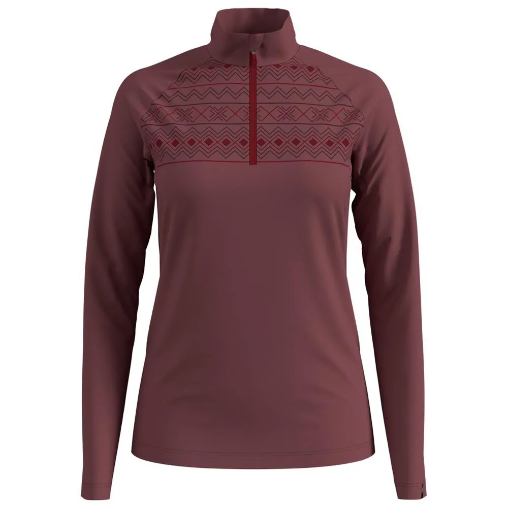 Odlo Pazola Ribbon Fleece, Roan rouge