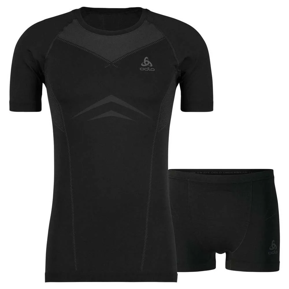 Odlo Performance Light Baslager Set 2 Enheter, Black / odlo graphite grey