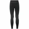 Odlo Performance Warm Baslagerbyxor, Black / odlo concrete grey
