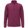 Odlo Roy Stripe Fleece Med Halv Dragkedja, Festival fuchsia / raspberry fudge, 4Y