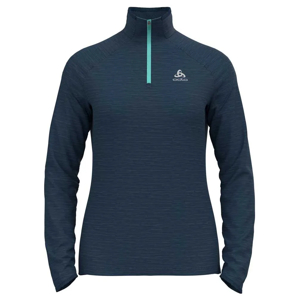 Odlo Run Easy Warm Halv Dragkedja Långärmad T-shirt female